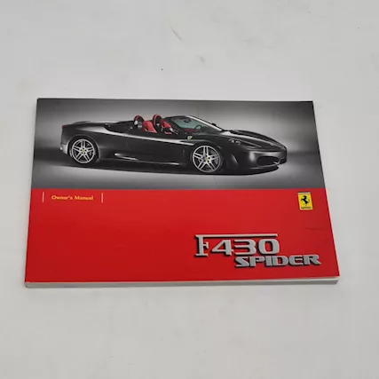 Ferrari F430 Spider Owner's Manual 4th ed. March 2007