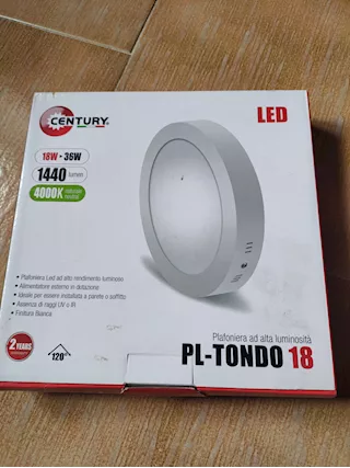 Plafoniera led alta luminosità