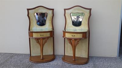 Coppia di comodini Art Decò