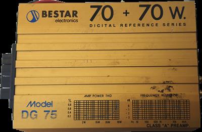 Amplificatore finale Hifi car BESTAR DG75