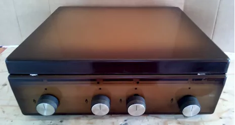 Piano cottura da appoggio Bompani a fuochi a gas GPL o metano, modello robusto - Foto 3