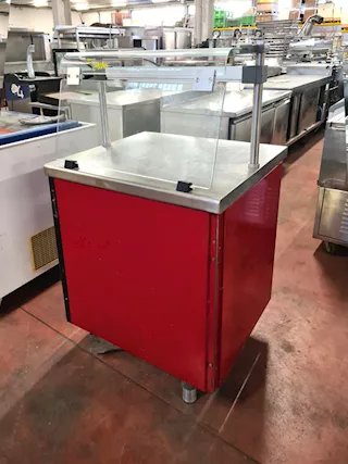 Tavolo servizio gastronomia usato