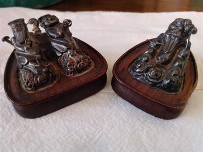 Coppia di rari segnaposto orientali