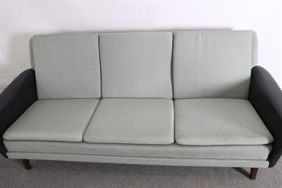 Divano design originale anni 50 Danimarca modernariato, colore salvia - Foto 4