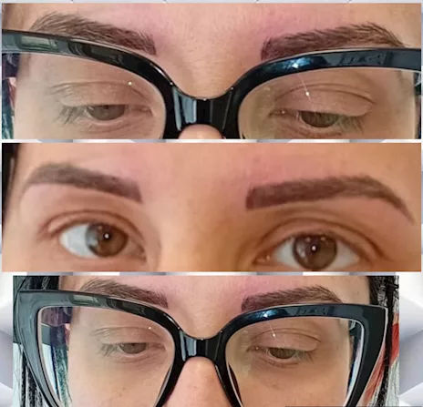 Sopracciglia, trucco semipermanente, colore tramite - Foto 3