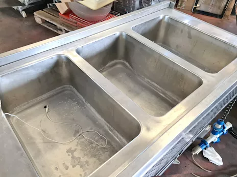 Carrello con vasca scaldavivande usato - Anteprima 5
