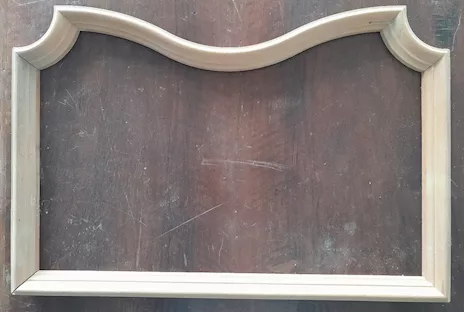 Cornice telaino per porte, finestre, quadri, forma elegante