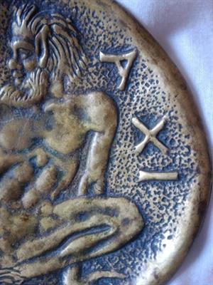Piattino Art Decò in bronzo di MAX LE VERRIER