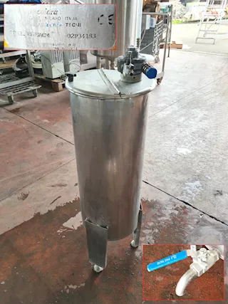 Cisterna inox per detersivi con agitatore usata, marca Wagner - Foto 4