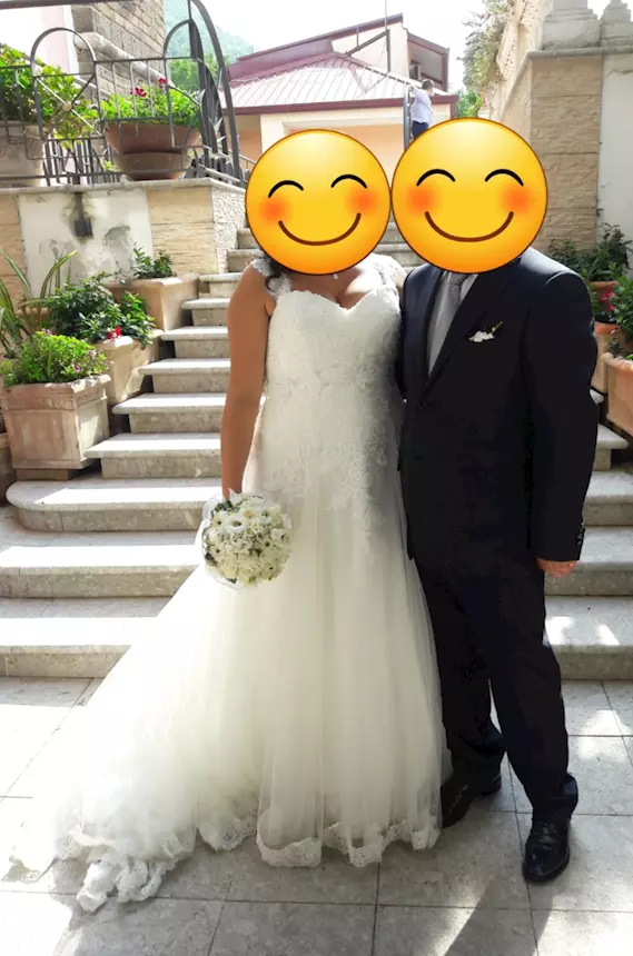 Foto 2Vendo abito da sposa, in ottime condizioni, taglia 48