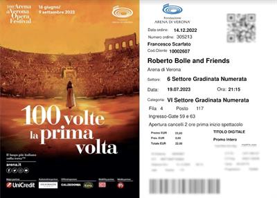 Biglietti per Bolle, Rigoletto, Aida Arena 2023
