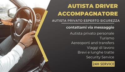 Autista aeroporti stazioni discoteche