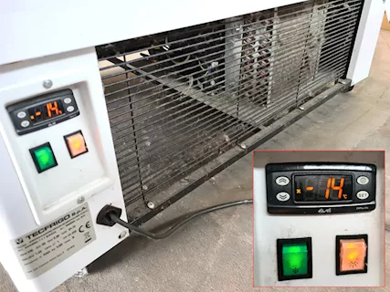 Vetrina freezer per gelati usata, marca Tecfrigo mod - Foto 3
