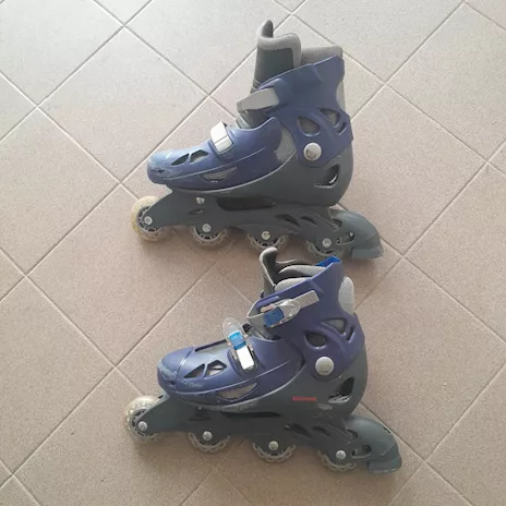 Pattini Biemme in linea regolabili in misura da 37 a 40