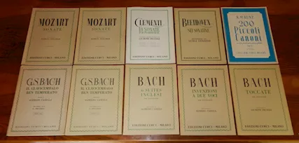 Spartiti Edizioni Curci per pianoforte