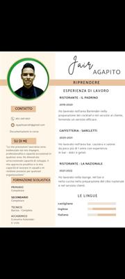 Cuoco - Barista - Cassere - Cameriere