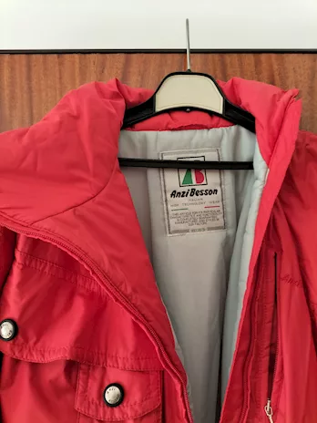 Tuta sci monopezzo vintage AnziBesson rossa 42 originale, colore rosso - Foto 3