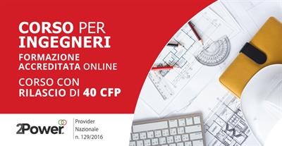 CORSO PER INGEGNERI FORMAZIONE ACCREDITATA ONLINE CORSO CON