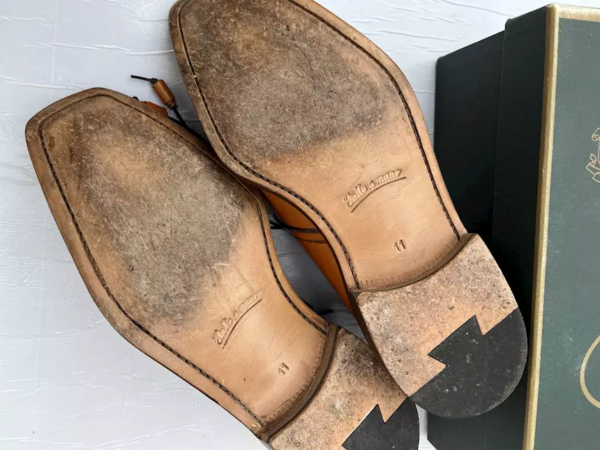 Foto 2Scarpe classiche Harris n.45, colore brandy, come nuovo