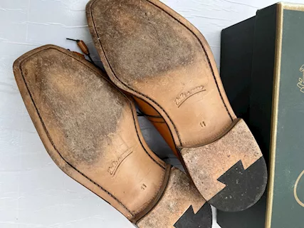 Scarpe classiche Harris n.45, colore brandy, come nuovo - Anteprima 2