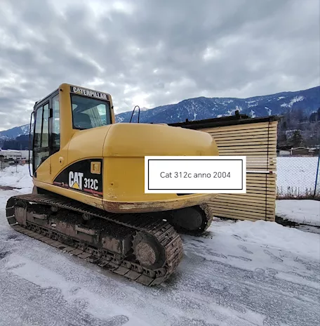 3 escavatori CAT 312 A B C