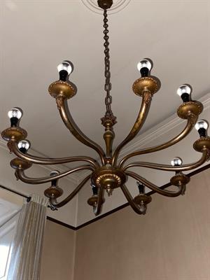 Lampadario vintage in ottone, in ottime condizioni - Foto 2