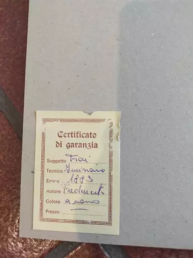 Quadri con stampe fatte a mano provviste