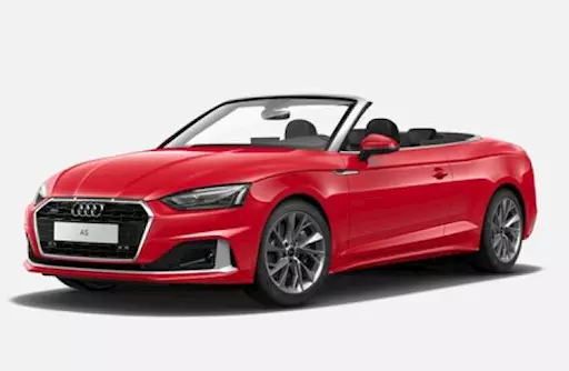 Noleggio esclusivo Audi A5 Cabrio con autista per matrimoni