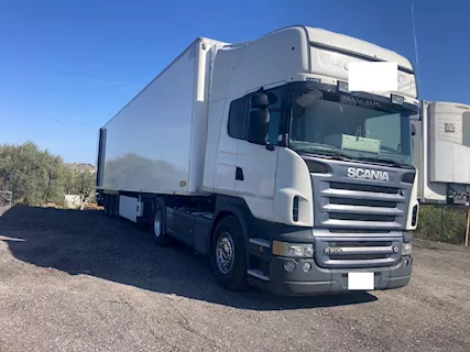 Scania R 500 con Semirimorchio Frigo Chearu 2017 Carne