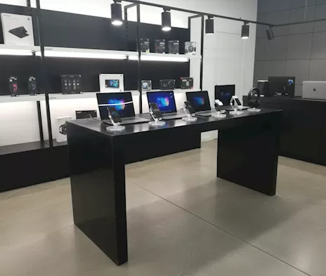 Tavolo promo centrale nero 4908, in legno - Anteprima 3