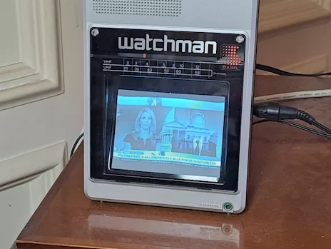 Sony Watchman FD-40E mini TV CRT da collezione, come nuovo - Foto 2