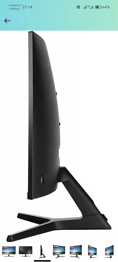 Foto 6Samsung Monitor Marca Monitor modello LC27R500FHRX, colore Nero