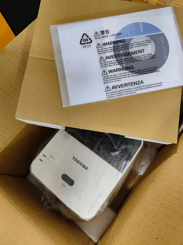 STAMPANTE TERMICA TOSHIBA NUOVA PER ETICHETTE