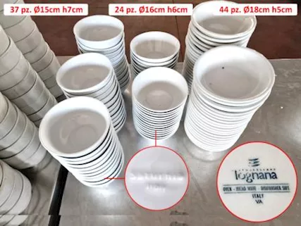 Ciotole in ceramica usate, marca Bandirali dim - Foto 5