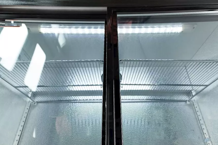 Vetrinetta frigo da banco/retrobanco 900x520x900, colore nero, in ottime condizioni - Foto 4