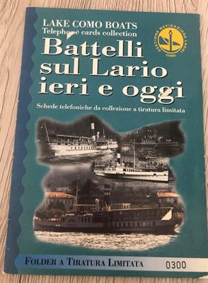 Catalogo Schede telefoniche Battello sul Lario rarissimo