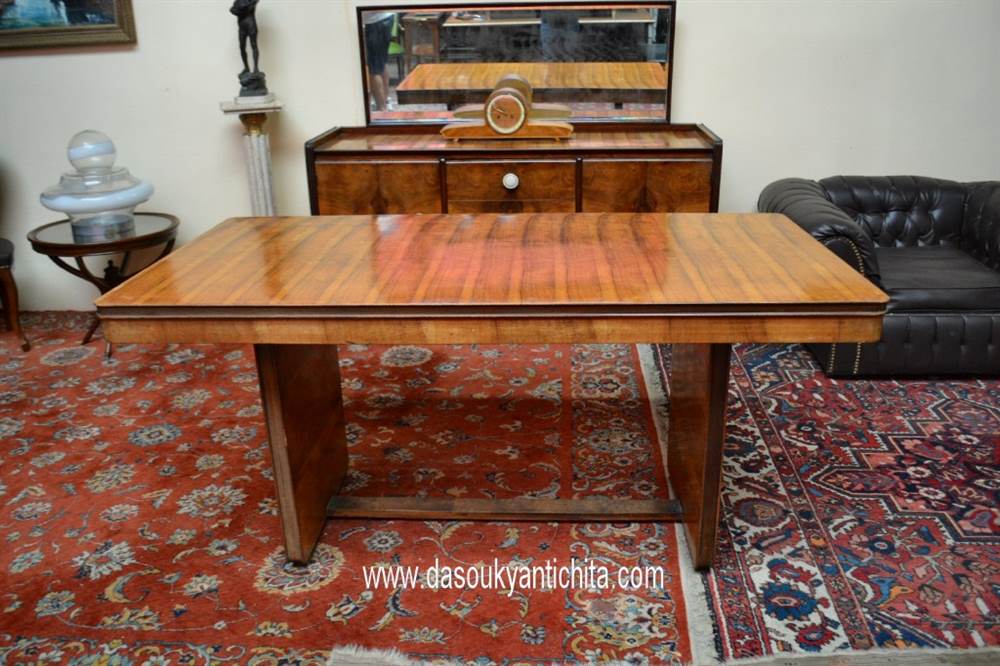 Tavolo da pranzo/scrittoio stile Art Déco anni 40/50, in ottime condizioni