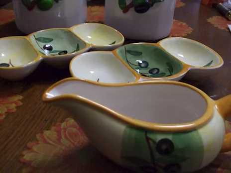 Set per olive in ceramica - Anteprima 2