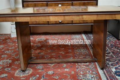 Tavolo da pranzo/scrittoio stile Art Déco anni 40/50, in ottime condizioni - Foto 4