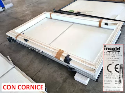 3 porte scorrevoli per cella frigo usate, marca Incold - Foto 4