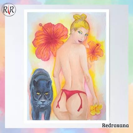Illustrazione Eva Kant Dipinto