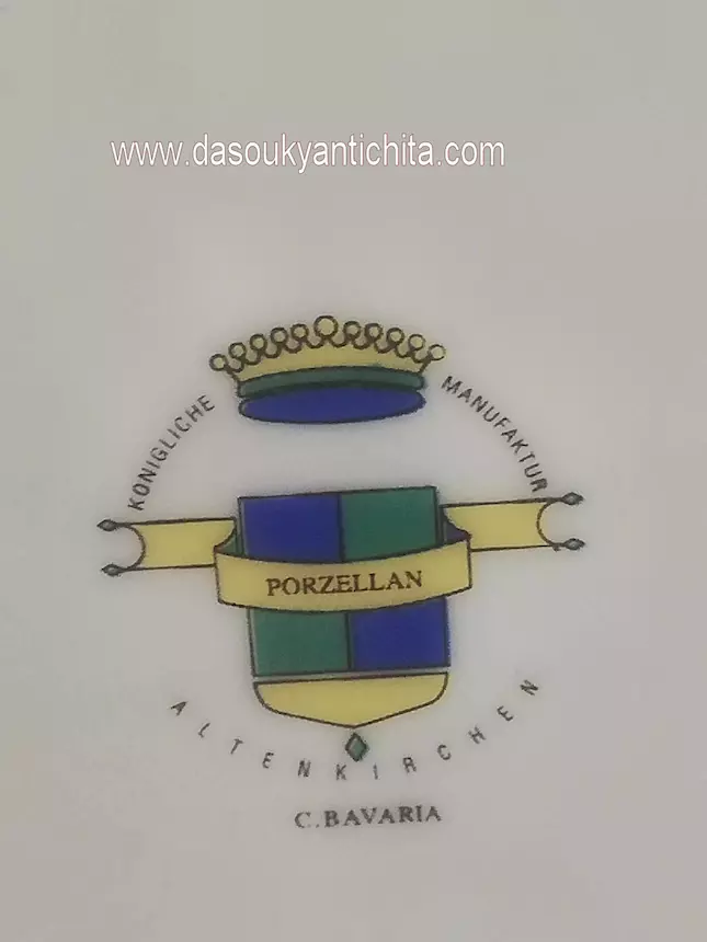 Servizio piatti anni 70 Konigliche Manufaktur Altenkirche, in ottime condizioni - Foto 12