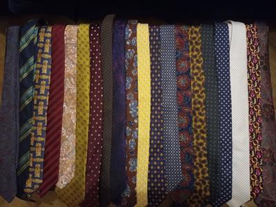 Cravatte vintage di seta