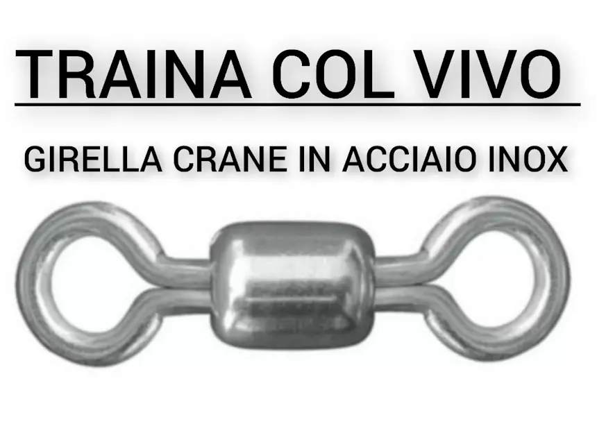 Terminale traina col vivo personalizzato 2 ami scorrevole - Foto 3