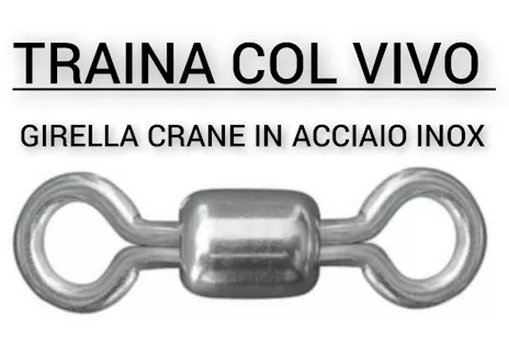 Terminale traina col vivo personalizzato 2 ami scorrevole - Foto 3