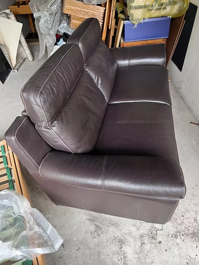 Foto 2 Divano in vera pelle, ottime condizioni