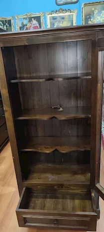 Vetrinetta in Arte Povera - 25059, in legno - Foto 2