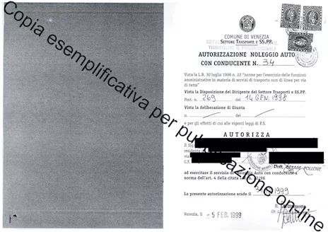 Licenza N.C.C. Comune di Venezia - Anteprima 4