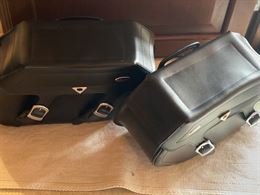 Borse laterali moto marca Klicbag a sgancio rapido