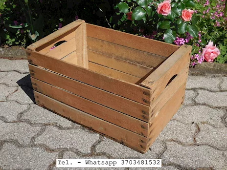 Cassette di legno frutta vintage